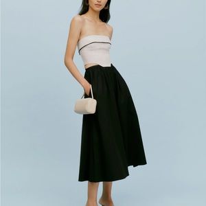 Reformation Livvy Linen Two Piece, Size 0